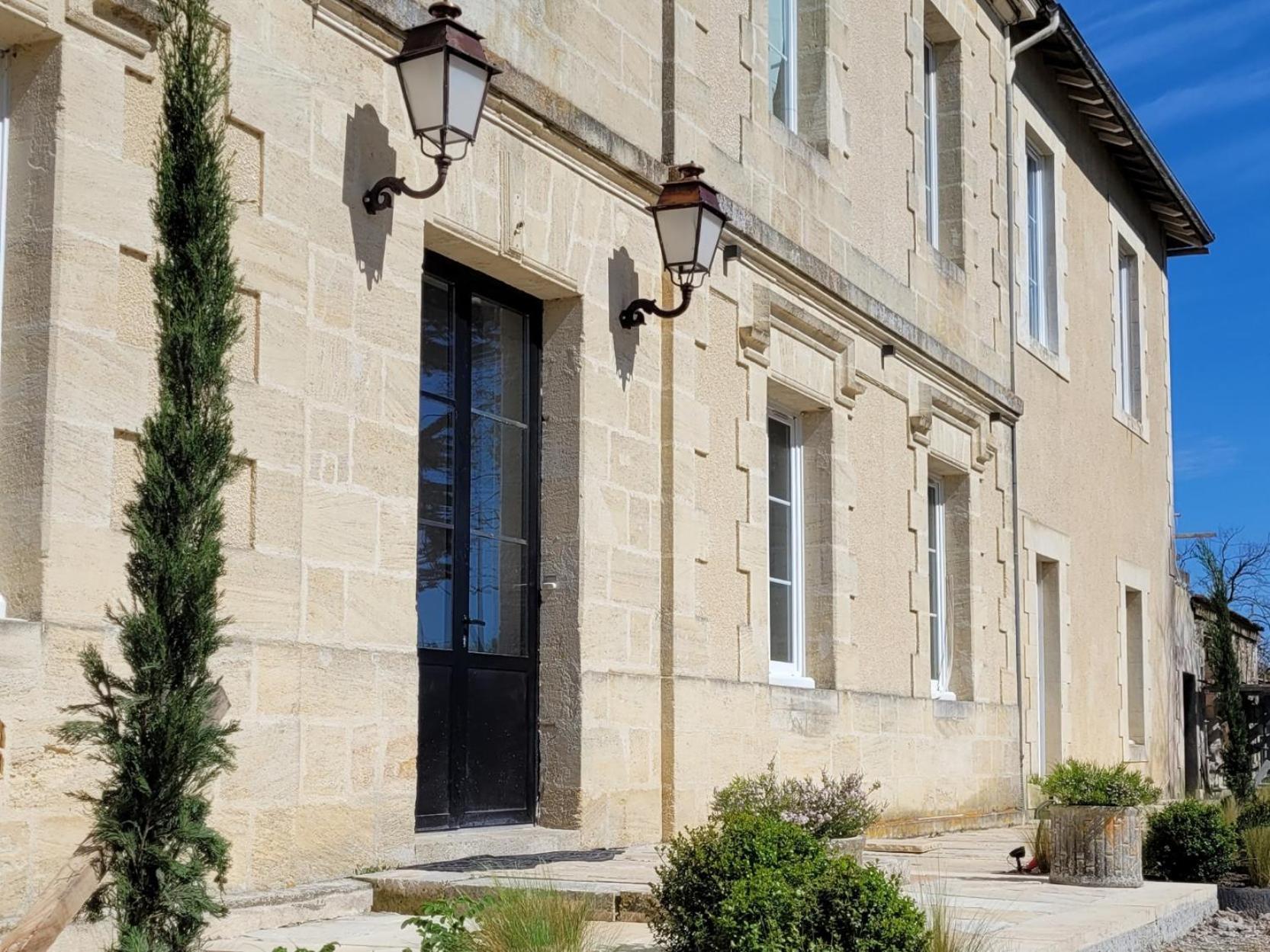 Chateau Bernon Maison D Hotes - Piscine Et Spa Panzió Queyrac Kültér fotó